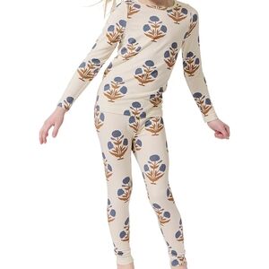 Pink Chicken Bamboo PJ Set Dandelion Size 4T